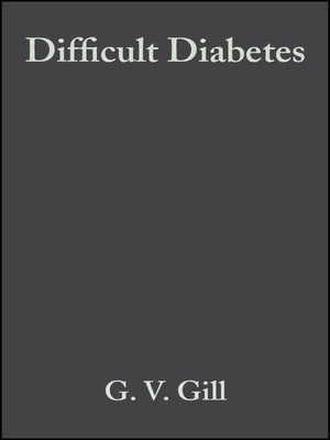 cover image of Difficult Diabetes